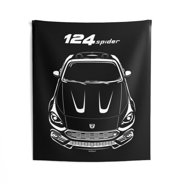 Abarth 124 Spider 2017-2020 Tapestry 50 x 60 inch by Auto Art Apparel