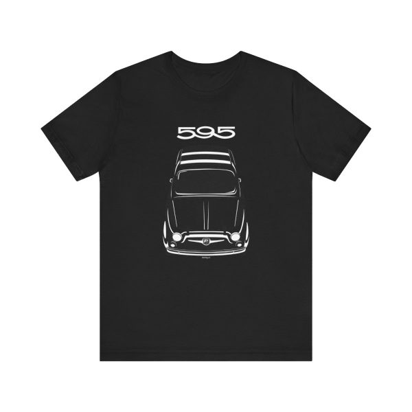 Abarth 595 EsseEsse 1968-1972 T-shirt Black by Auto Art Apparel
