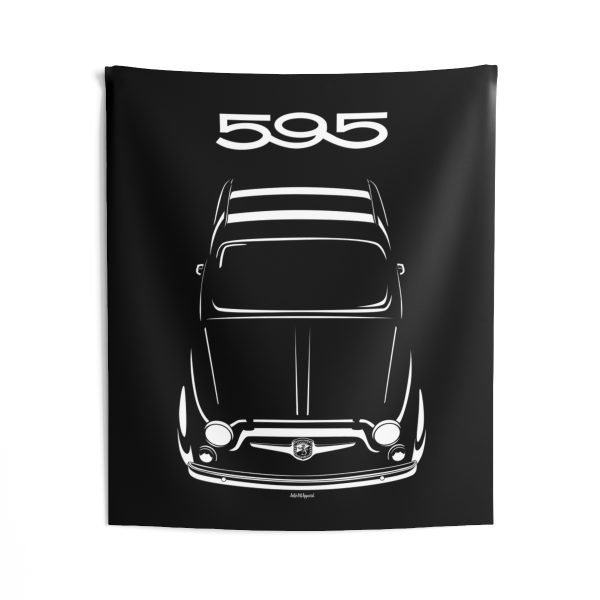 Abarth 595 EsseEsse 1968-1972 Tapestry 50 x 60 inch by Auto Art Apparel