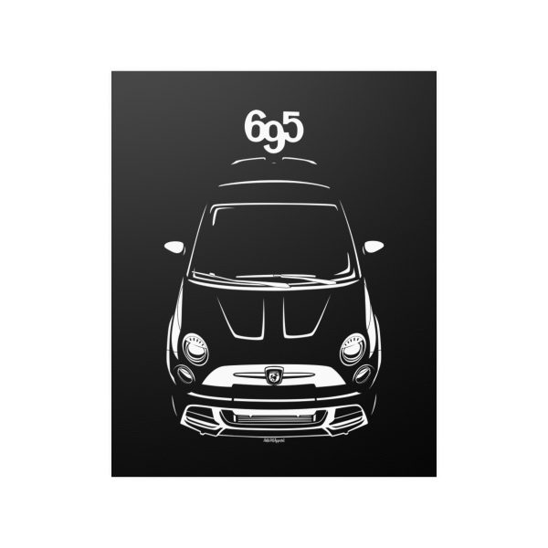 Abarth 695 Biposto 2016 Poster 16 x 20 inch by Auto Art Apparel