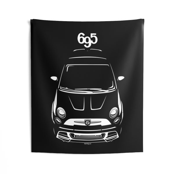 Abarth 695 Biposto 2016 Tapestry 50 x 60 inch by Auto Art Apparel