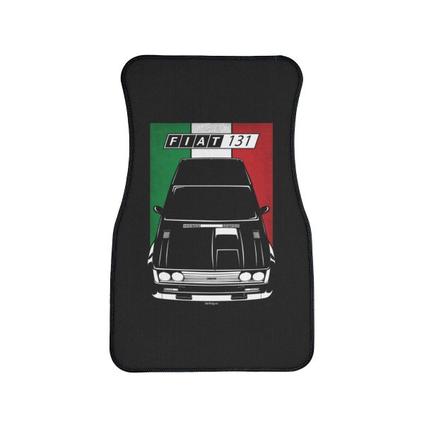 Abarth Fiat 131 Car Mat - Italy Flag Floor Mats Front Carpet Floor Mats by Auto Art Apparel