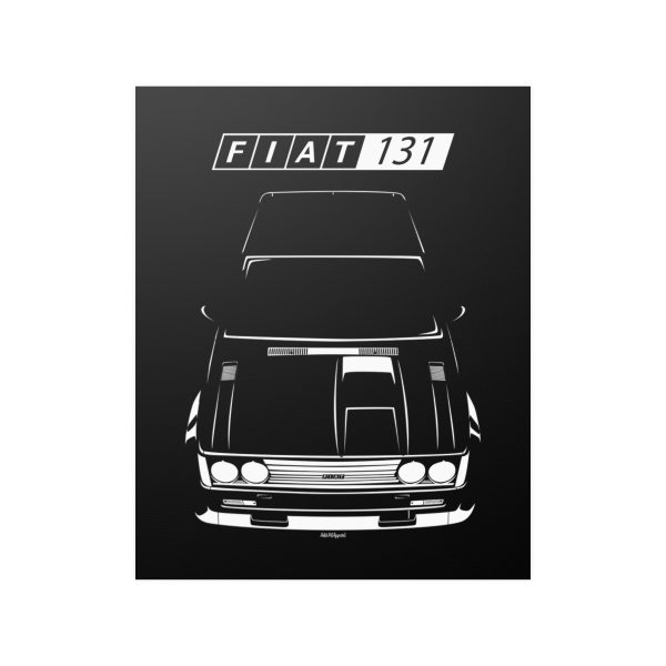 Abarth Fiat 131 Poster 16 x 20 inch by Auto Art Apparel