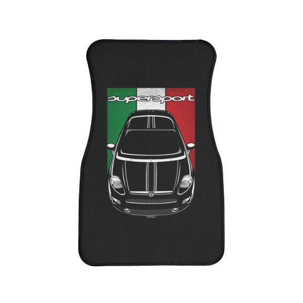 Abarth Punto SuperSport Car Mat - Italy Flag Floor Mats Front Carpet Floor Mats by Auto Art Apparel