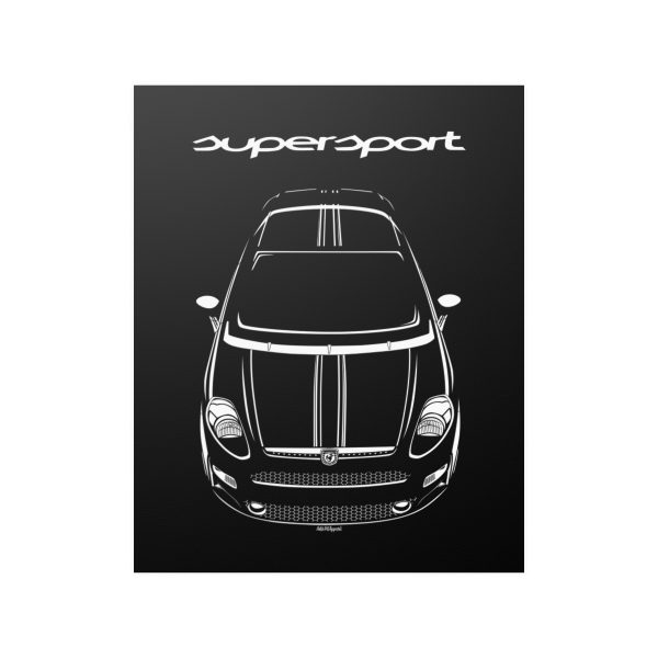 Abarth Punto SuperSport Poster 16 x 20 inch by Auto Art Apparel