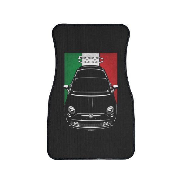 Abrath 500 EsseEsse Car Mat - Italy Flag Floor Mats Front Carpet Floor Mats by Auto Art Apparel