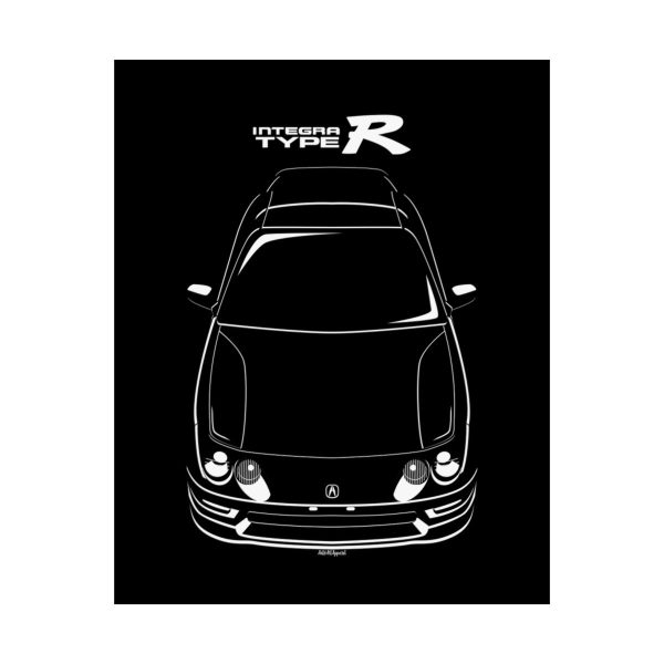Acura Integra Type R 1997-2001 Poster 16 x 20 inch by Auto Art Apparel