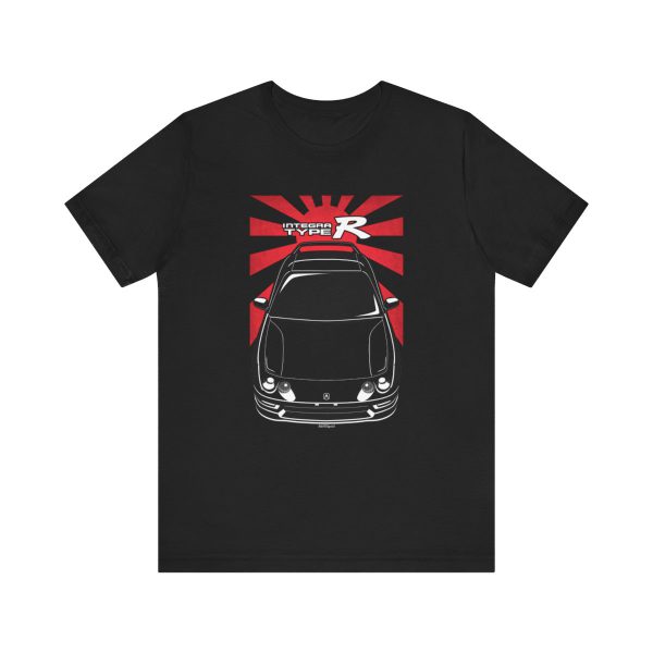 Acura Integra Type R 1997-2001 T-shirt - JDM Shirt Black by Auto Art Apparel