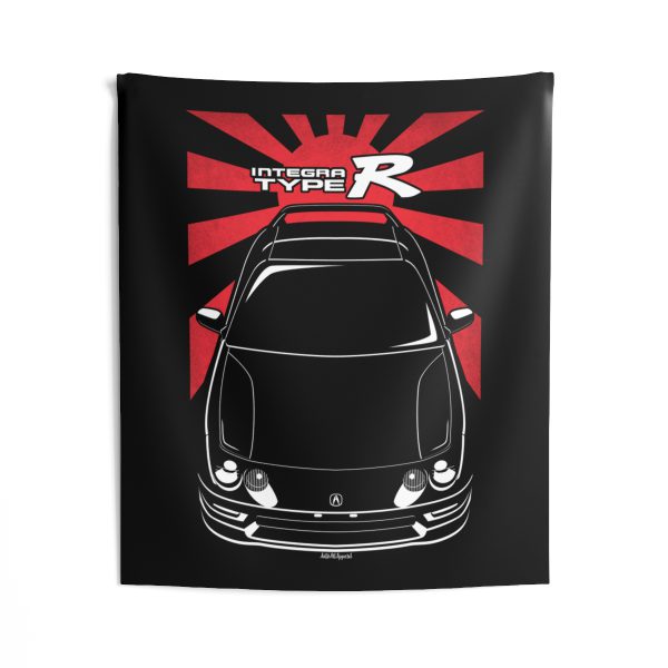 Acura Integra Type R 1997-2001 Tapestry - JDM Wall Art 50 x 60 inch by Auto Art Apparel
