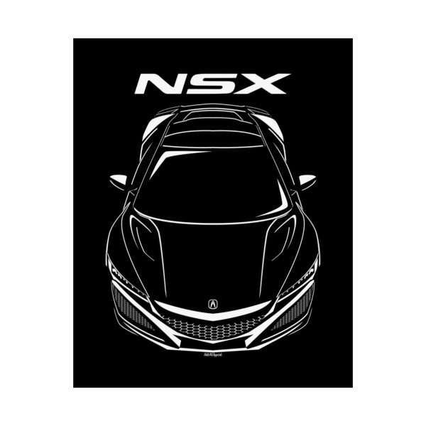 Acura NSX 2016-2021 Poster 16 x 20 inch by Auto Art Apparel
