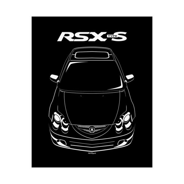 Acura RSX Type S 2002-2006 Poster 16 x 20 inch by Auto Art Apparel