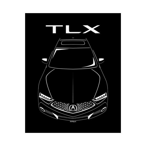 Acura TLX 2020-2022 Poster 16 x 20 inch by Auto Art Apparel