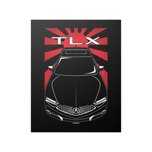 Acura TLX 2020-2022 Poster - JDM Print 16 x 20 inch by Auto Art Apparel