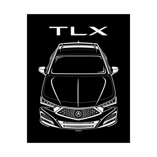 Acura TLX 2021-2023 Poster 16 x 20 inch by Auto Art Apparel