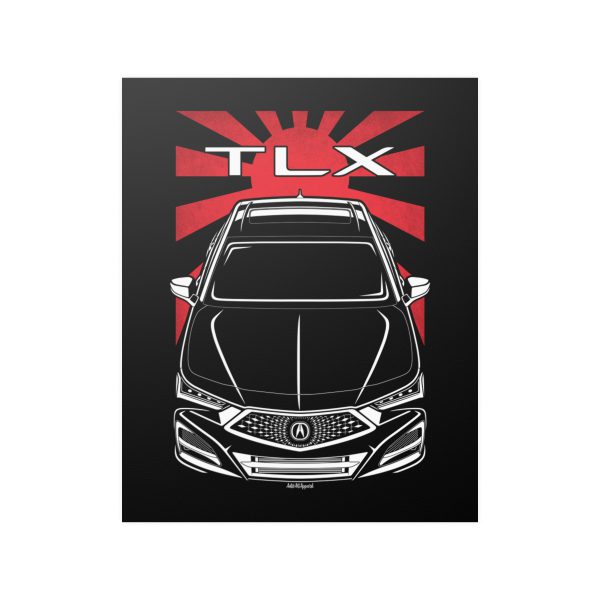 Acura TLX 2021-2023 Poster - JDM Print 16 x 20 inch by Auto Art Apparel