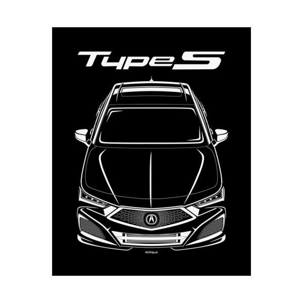 Acura TLX Type S 2021-2023 Poster 16 x 20 inch by Auto Art Apparel