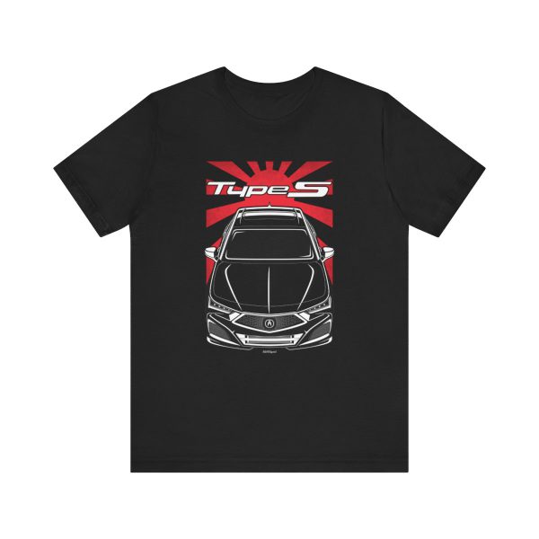 Acura TLX Type S 2021-2023 T-shirt - JDM Shirt Black by Auto Art Apparel
