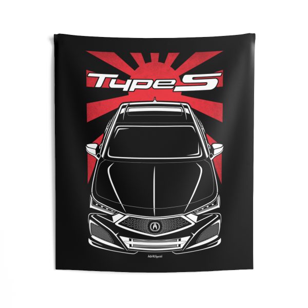 Acura TLX Type S 2021-2023 Tapestry - JDM Wall Art 50 x 60 inch by Auto Art Apparel