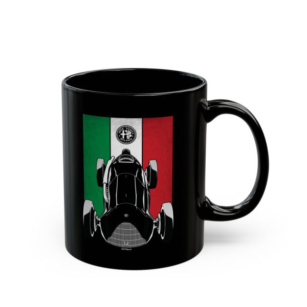 Alfa Romeo 158 Alfetta Mug - Italy Flag Coffee Mug 11 oz by Auto Art Apparel