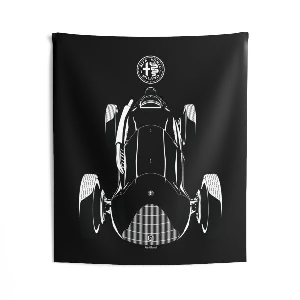 Alfa Romeo 158 Alfetta Tapestry 50 x 60 inch by Auto Art Apparel