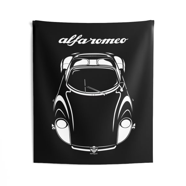 Alfa Romeo 33 Stradale 1968-1969 Tapestry 50 x 60 inch by Auto Art Apparel