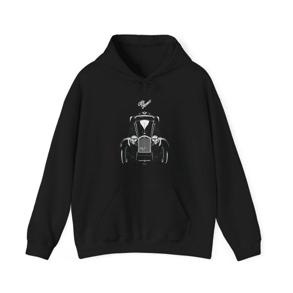 Alfa Romeo 8C 2300 Spider Hoodie Black by Auto Art Apparel