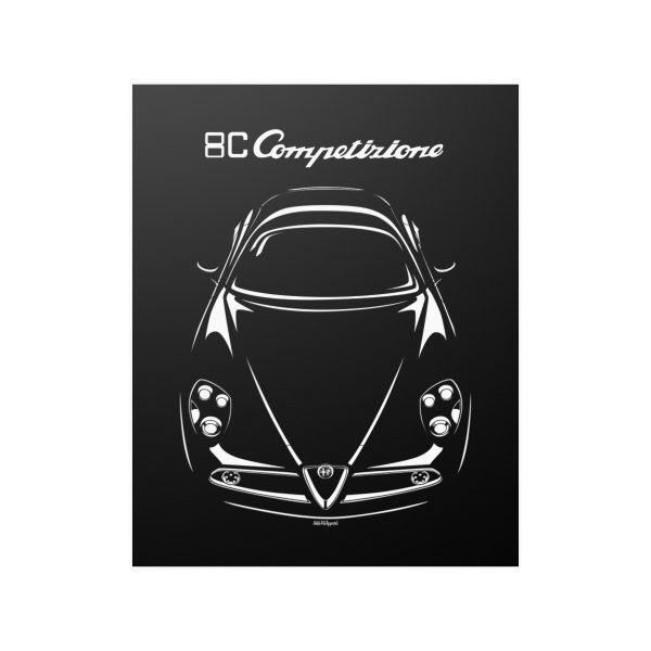 Alfa Romeo 8C Competizione Poster 16 x 20 inch by Auto Art Apparel