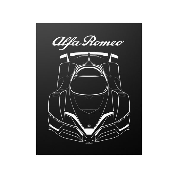 Alfa Romeo 8C R Tazio Poster 16 x 20 inch by Auto Art Apparel