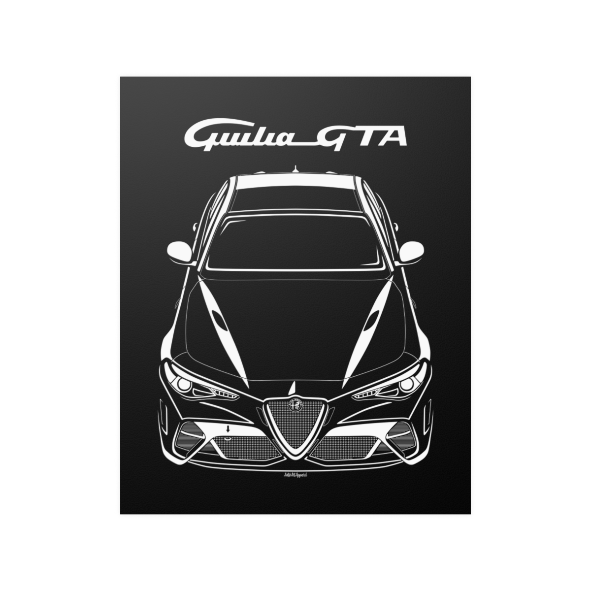 Alfa Romeo Giulia GTA Poster 16 x 20 inch by Auto Art Apparel