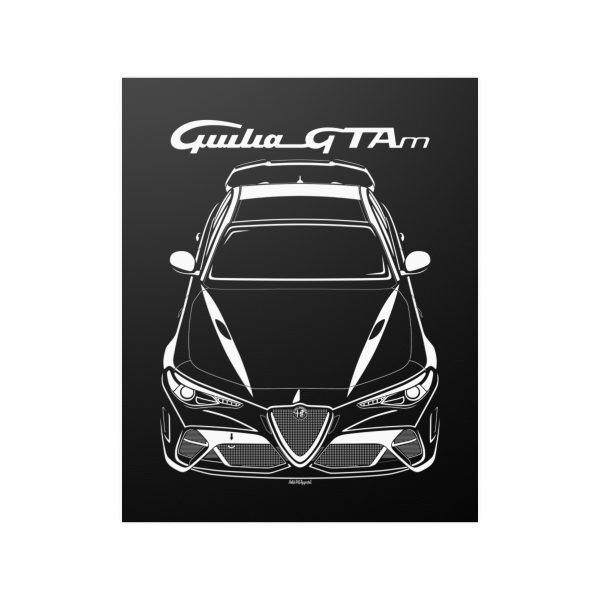 Alfa Romeo Giulia GTAm Poster 16 x 20 inch by Auto Art Apparel