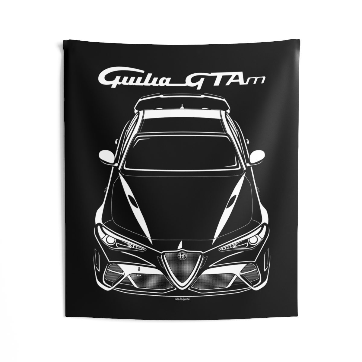 Alfa Romeo Giulia GTAm Tapestry 50 x 60 inch by Auto Art Apparel