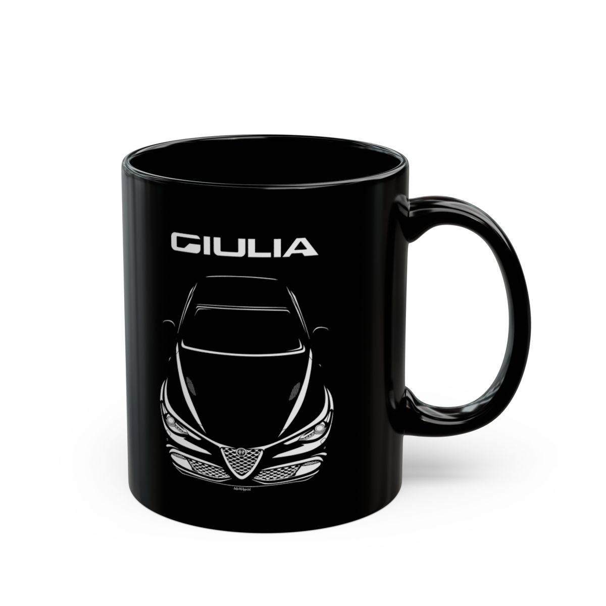 Alfa Romeo Giulia Quadrifoglio Mug 11 oz by Auto Art Apparel