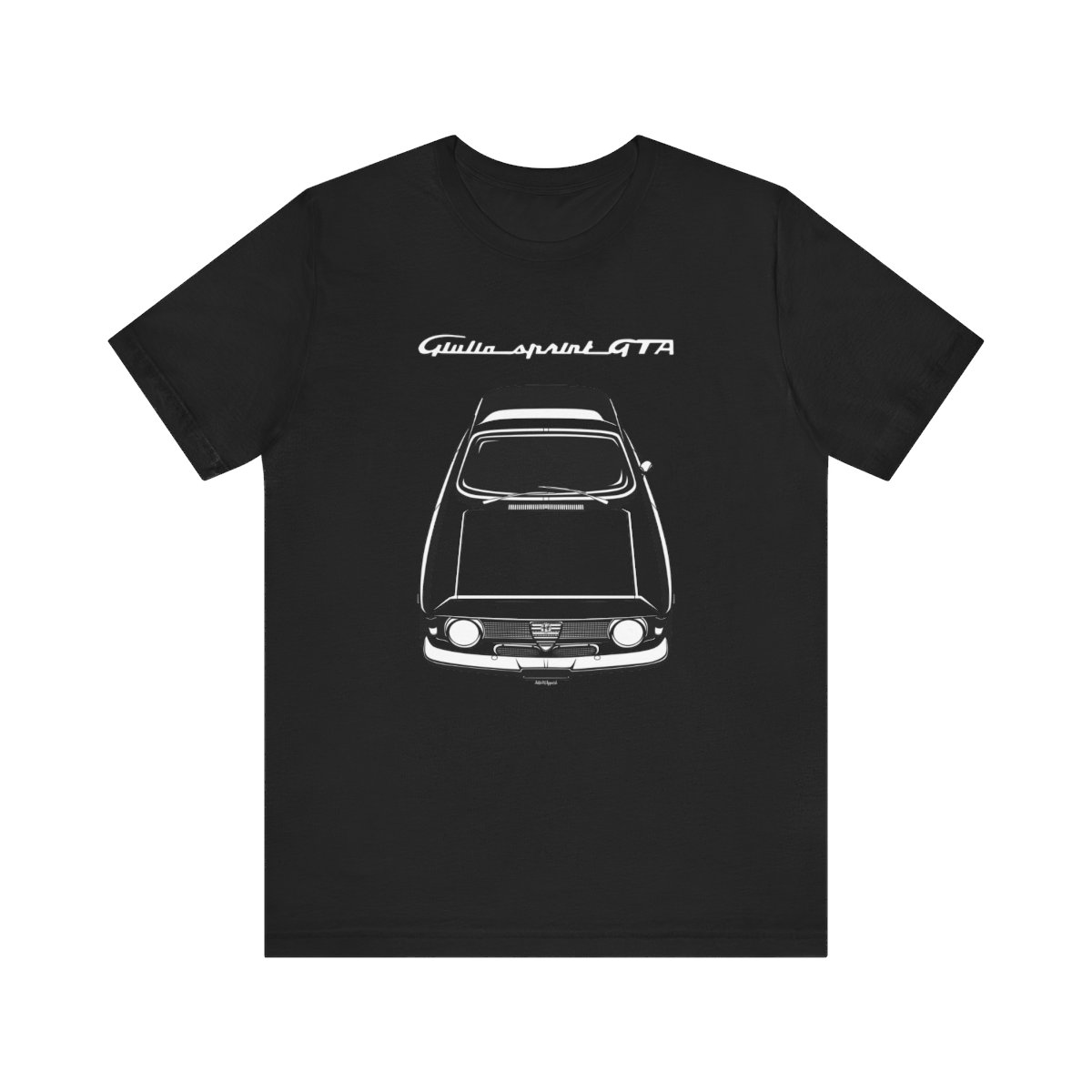 Alfa Romeo Giulia Sprint GTA Stradale T-shirt 16 x 20 inch by Auto Art Apparel