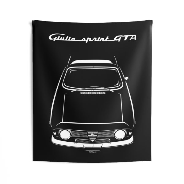 Alfa Romeo Giulia Sprint GTA Stradale Tapestry 50 x 60 inch by Auto Art Apparel