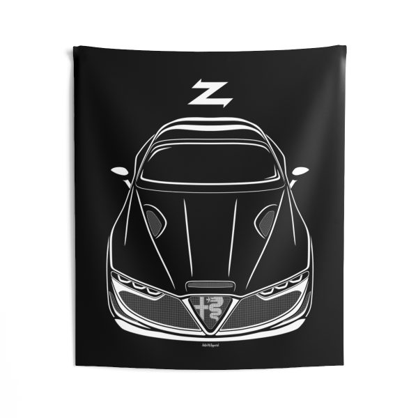 Alfa Romeo Giulia SWB Zagato Tapestry 50 x 60 inch by Auto Art Apparel