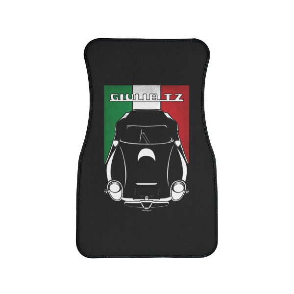 Alfa Romeo Giulia TZ2 Car Mat - Italy Flag Floor Mats Front Carpet Floor Mats by Auto Art Apparel