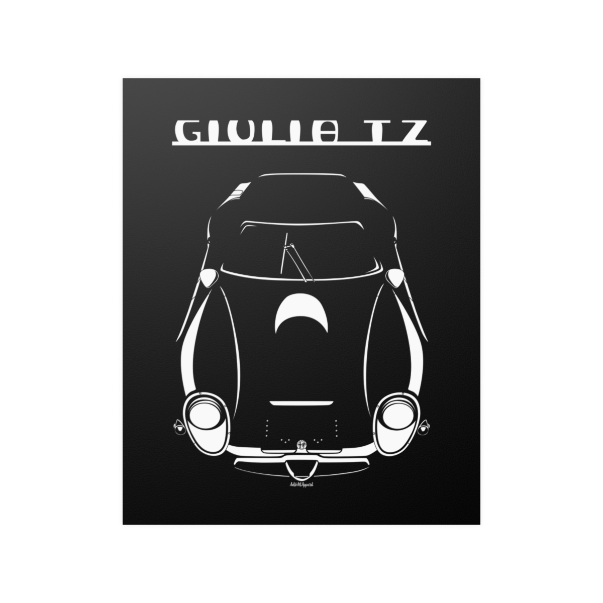 Alfa Romeo Giulia TZ2 Poster 16 x 20 inch by Auto Art Apparel