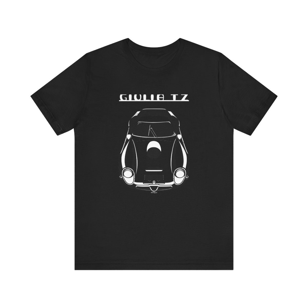Alfa Romeo Giulia TZ2 T-shirt Black by Auto Art Apparel