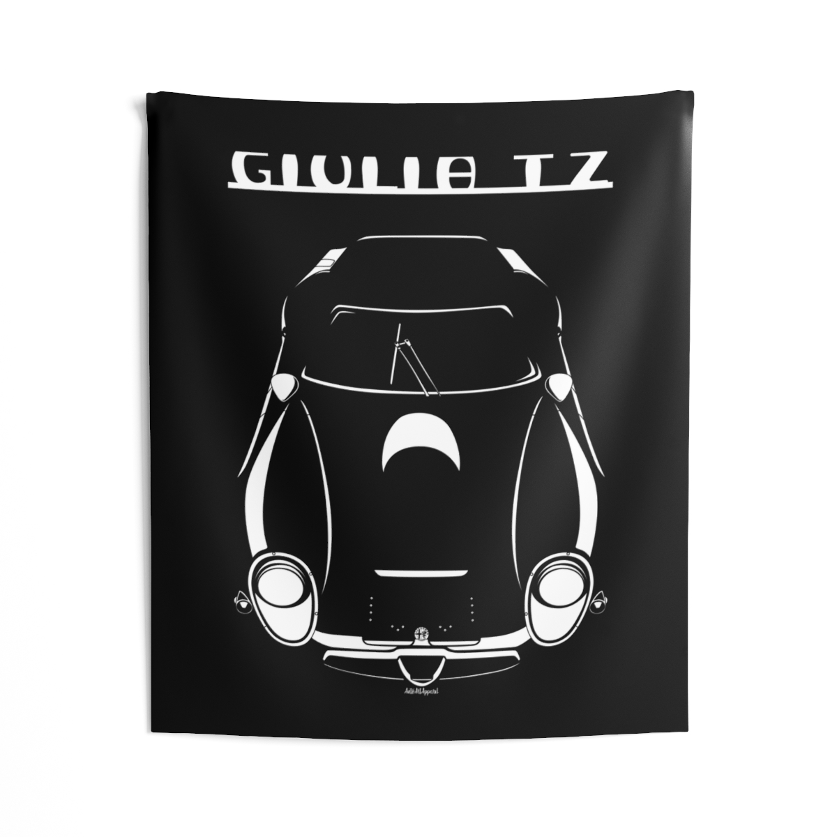 Alfa Romeo Giulia TZ2 Tapestry 50 x 60 inch by Auto Art Apparel