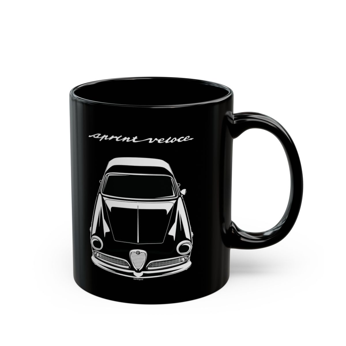 Alfa Romeo Giulietta Sprint Veloce 1954-1958 Mug 11 oz by Auto Art Apparel