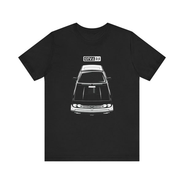 Alfa Romeo GTV 6 T-shirt Black by Auto Art Apparel