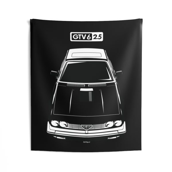 Alfa Romeo GTV 6 Tapestry 50 x 60 inch by Auto Art Apparel