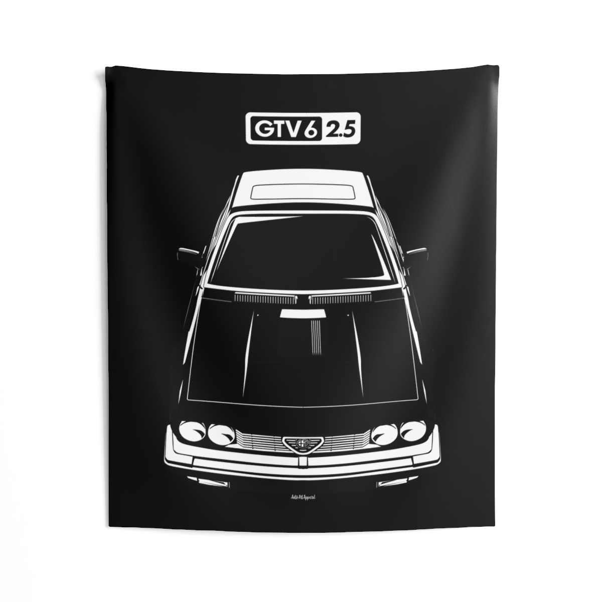 Alfa Romeo GTV 6 Tapestry 50 x 60 inch by Auto Art Apparel