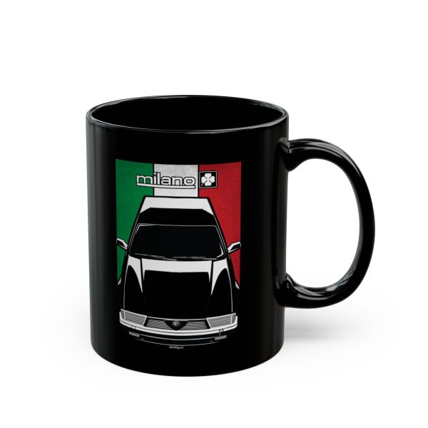Alfa Romeo Milano Quadrifoglio Verde Mug - Italy Flag Coffee Mug 11 oz by Auto Art Apparel