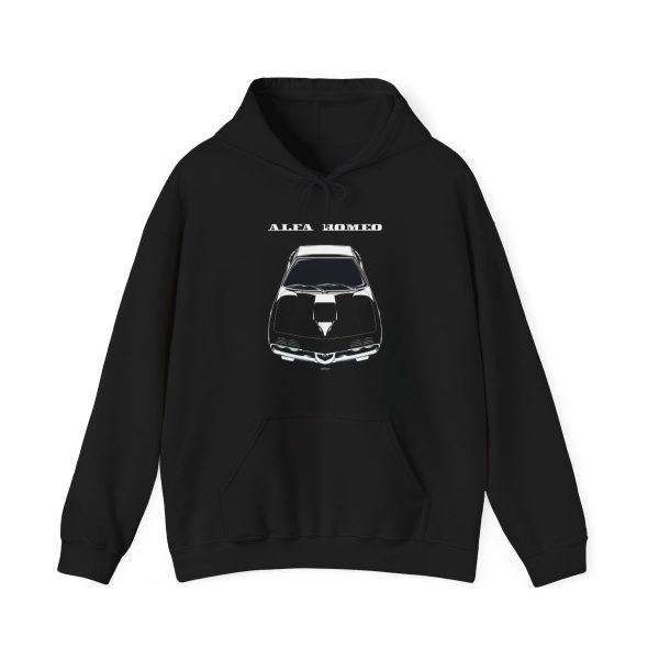 Alfa Romeo Montreal Hoodie Black by Auto Art Apparel