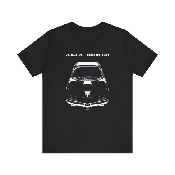 Alfa Romeo Montreal T-shirt Black by Auto Art Apparel