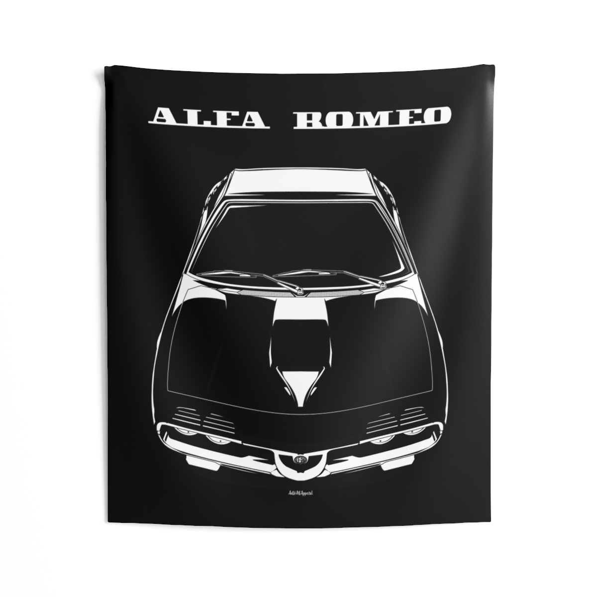 Alfa Romeo Montreal Tapestry 50 x 60 inch by Auto Art Apparel