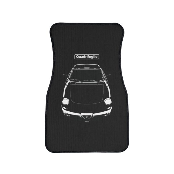 Alfa Romeo Quadrifoglio Car Mat Front Carpet Floor Mats by Auto Art Apparel
