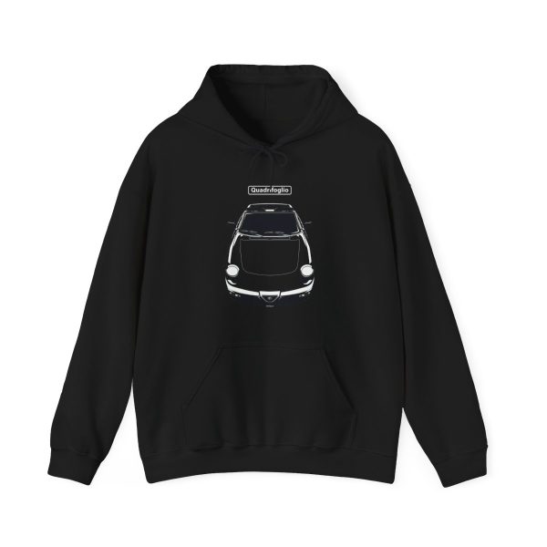Alfa Romeo Quadrifoglio Hoodie Black by Auto Art Apparel