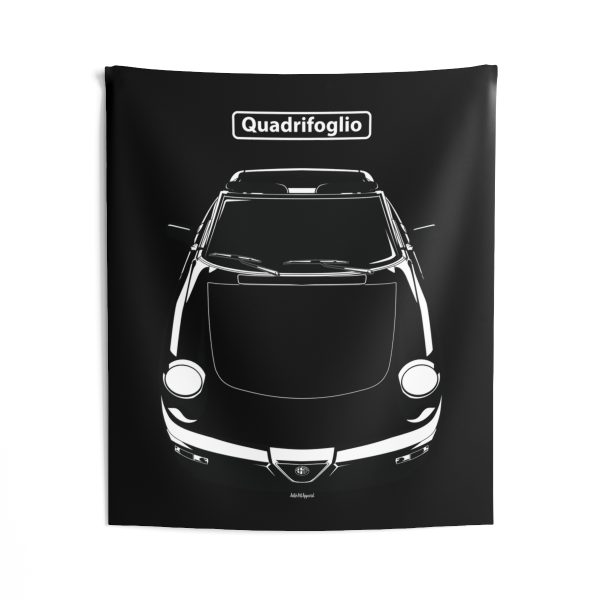 Alfa Romeo Quadrifoglio Tapestry 50 x 60 inch by Auto Art Apparel